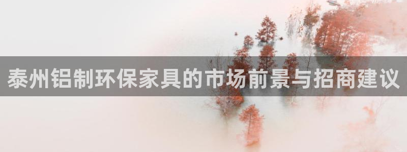 沐鸣2平台服务中心怎么样：泰州铝制环保家具的市场前景与招商建